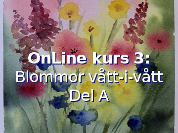 Blommor vått-i-vått Del A